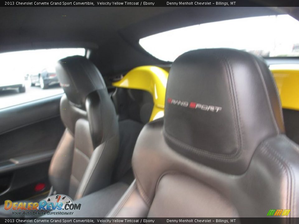 2013 Chevrolet Corvette Grand Sport Convertible Velocity Yellow Tintcoat / Ebony Photo #9