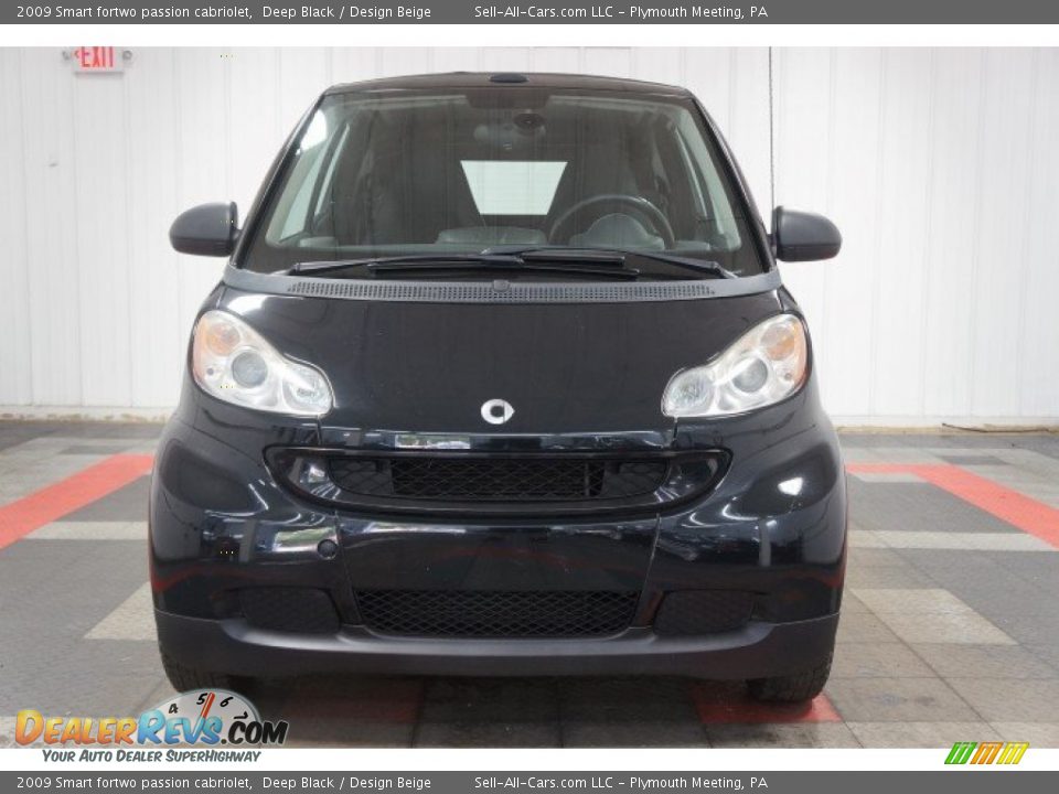 2009 Smart fortwo passion cabriolet Deep Black / Design Beige Photo #4