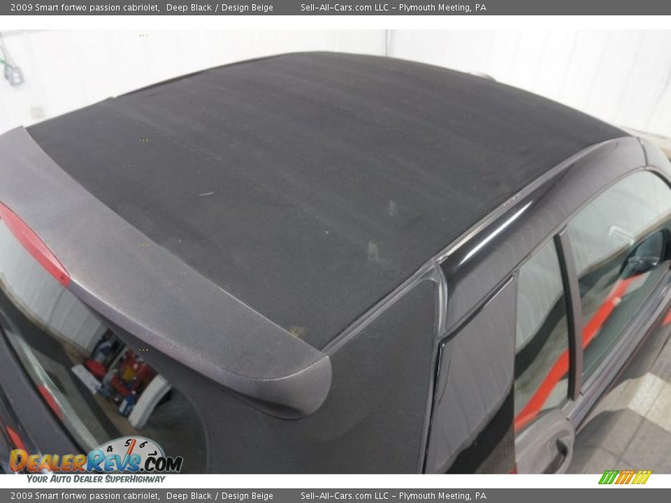 2009 Smart fortwo passion cabriolet Deep Black / Design Beige Photo #17