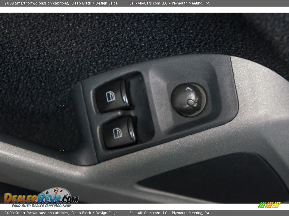 2009 Smart fortwo passion cabriolet Deep Black / Design Beige Photo #21