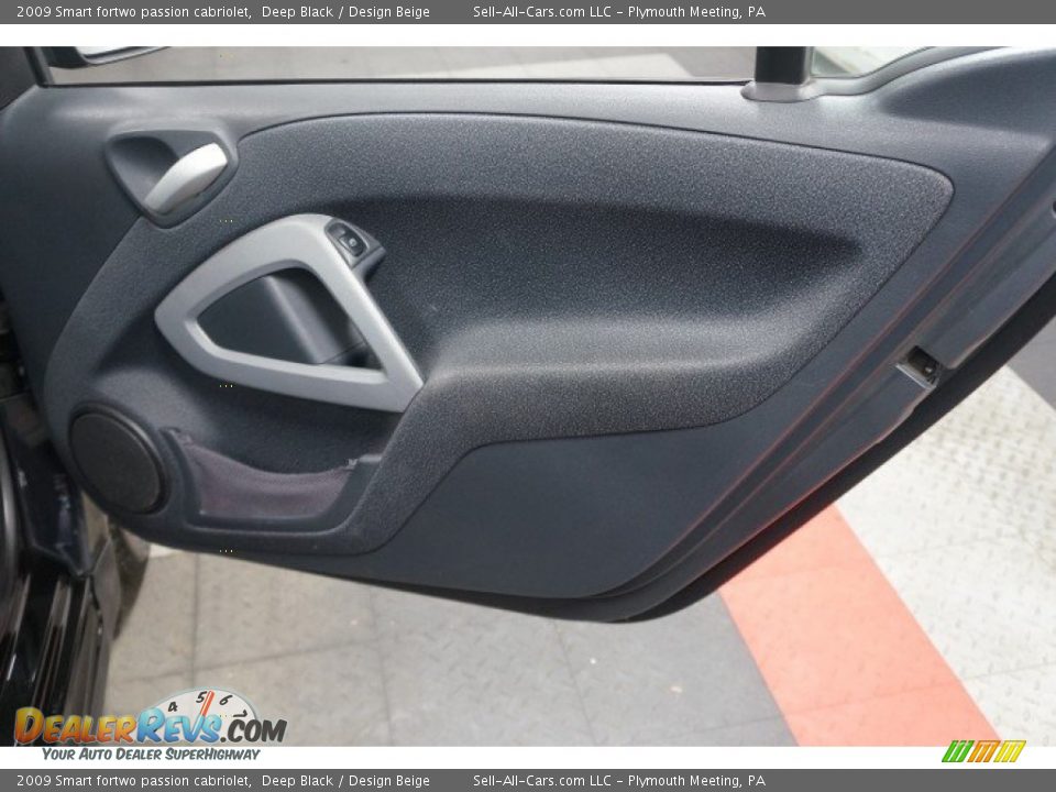 2009 Smart fortwo passion cabriolet Deep Black / Design Beige Photo #23