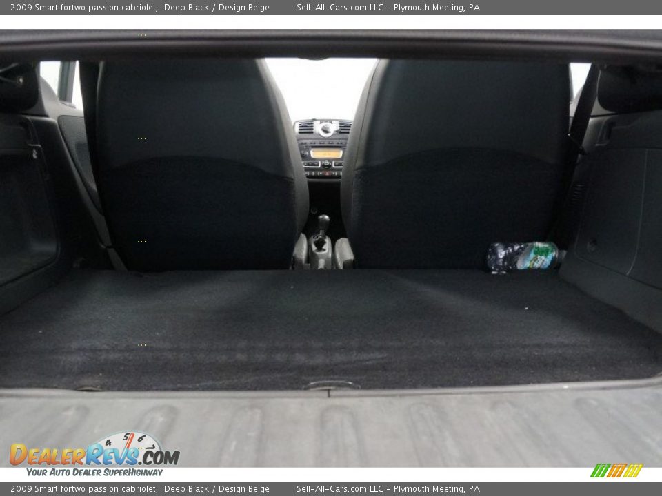 2009 Smart fortwo passion cabriolet Deep Black / Design Beige Photo #24