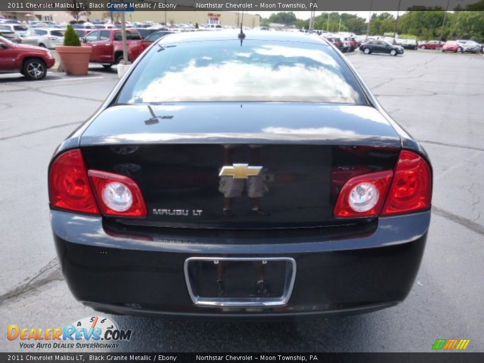2011 Chevrolet Malibu LT Black Granite Metallic / Ebony Photo #4