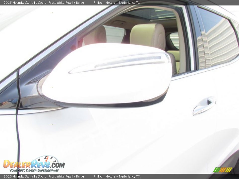 2016 Hyundai Santa Fe Sport Frost White Pearl / Beige Photo #12
