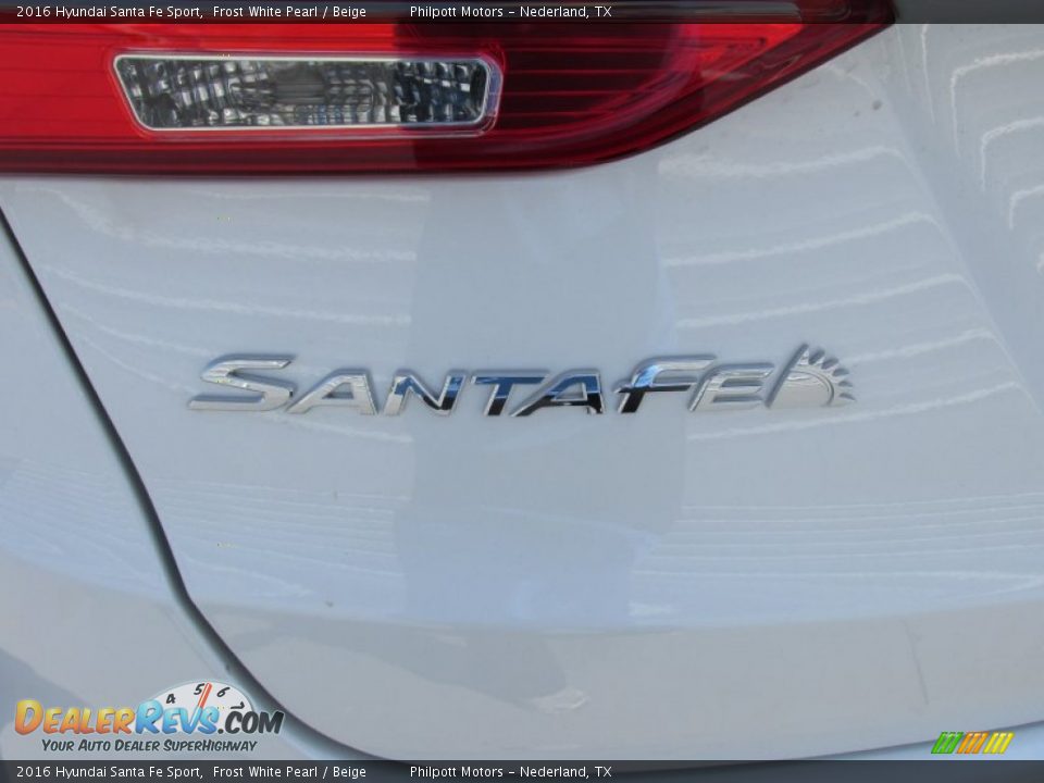 2016 Hyundai Santa Fe Sport Frost White Pearl / Beige Photo #13