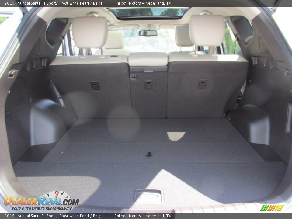 2016 Hyundai Santa Fe Sport Frost White Pearl / Beige Photo #16