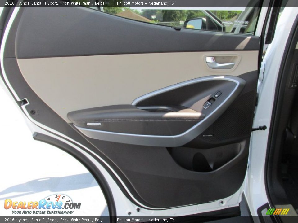 2016 Hyundai Santa Fe Sport Frost White Pearl / Beige Photo #18