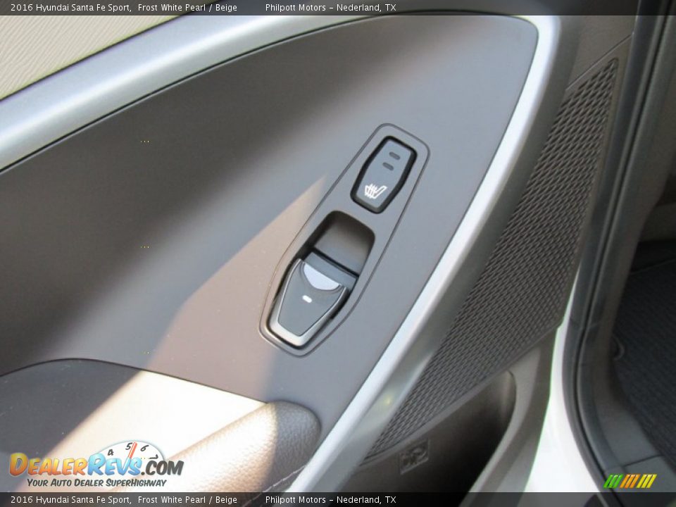 2016 Hyundai Santa Fe Sport Frost White Pearl / Beige Photo #19