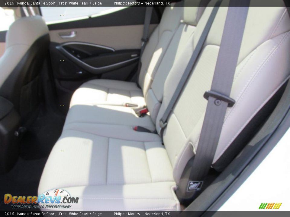 2016 Hyundai Santa Fe Sport Frost White Pearl / Beige Photo #20