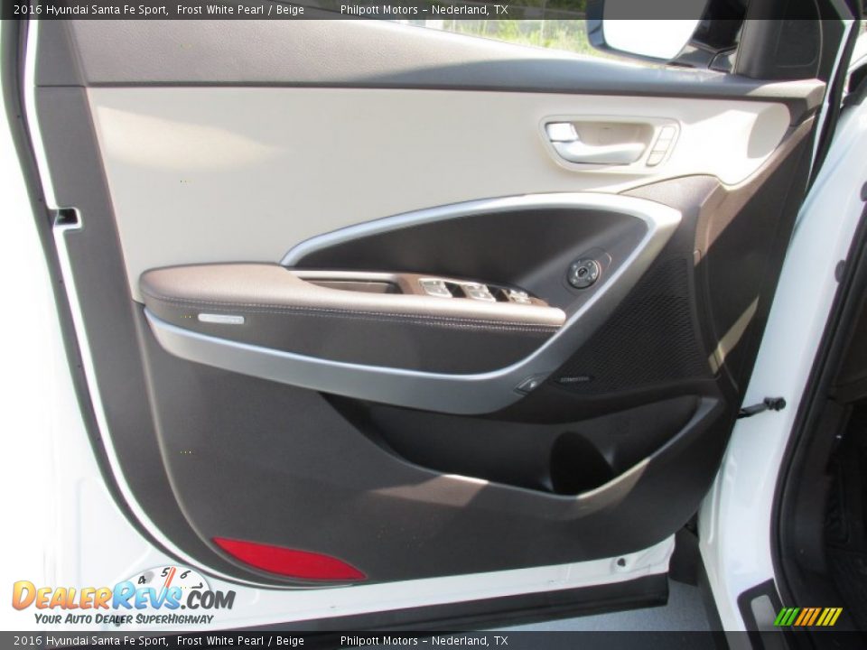 2016 Hyundai Santa Fe Sport Frost White Pearl / Beige Photo #21