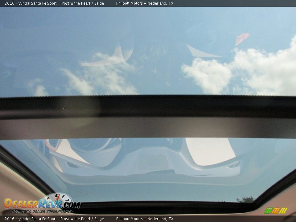 2016 Hyundai Santa Fe Sport Frost White Pearl / Beige Photo #25