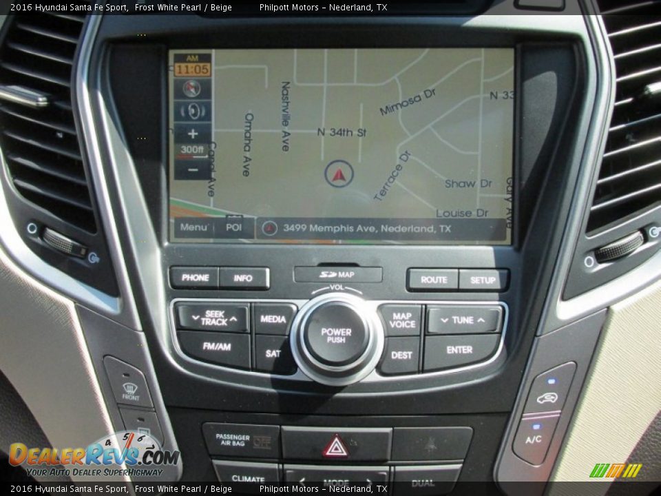 2016 Hyundai Santa Fe Sport Frost White Pearl / Beige Photo #28