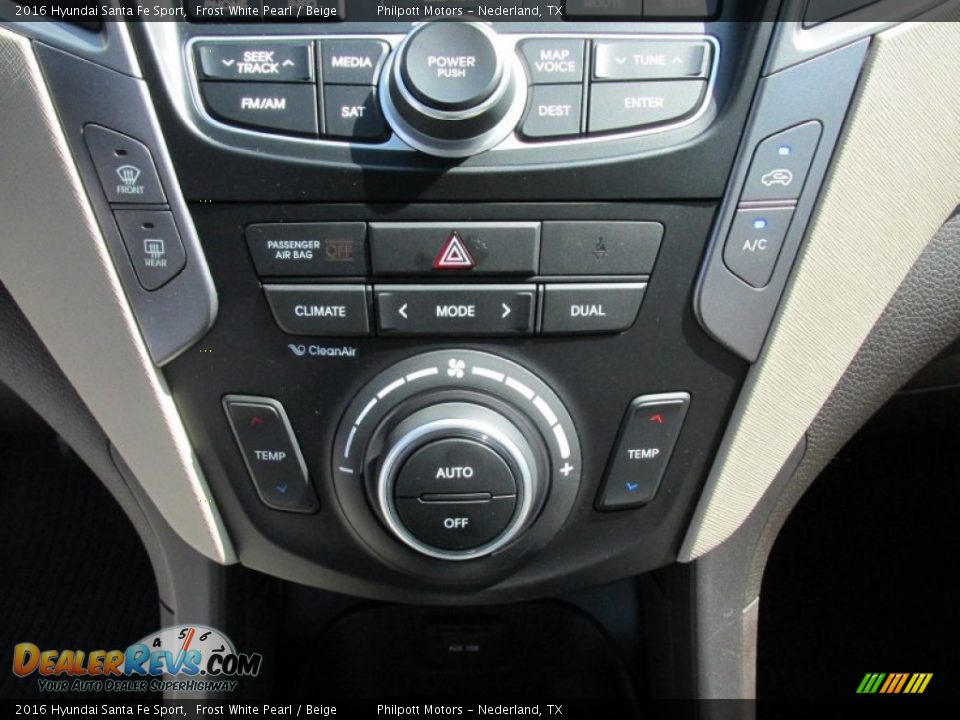 2016 Hyundai Santa Fe Sport Frost White Pearl / Beige Photo #29