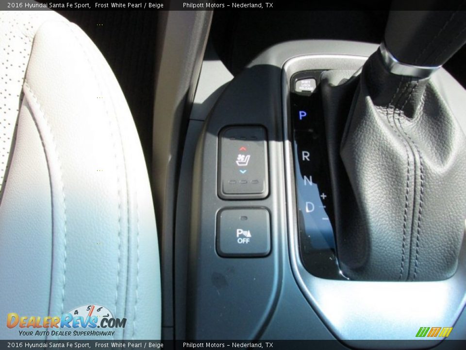 2016 Hyundai Santa Fe Sport Frost White Pearl / Beige Photo #31