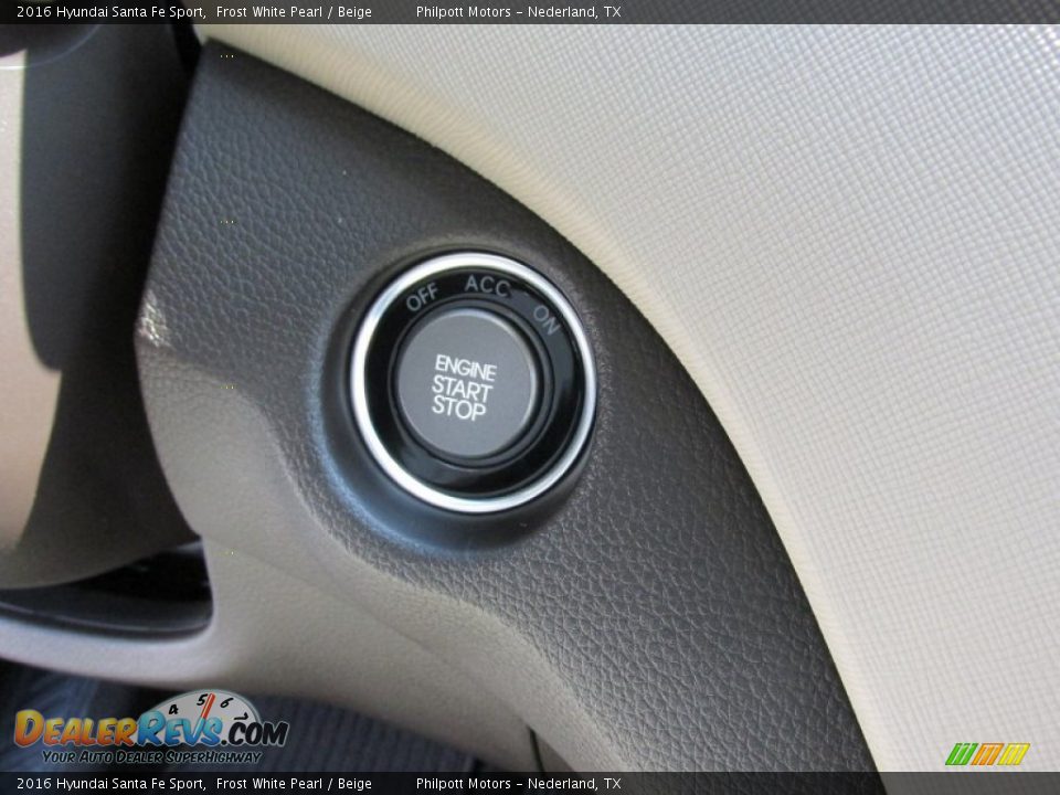 2016 Hyundai Santa Fe Sport Frost White Pearl / Beige Photo #32