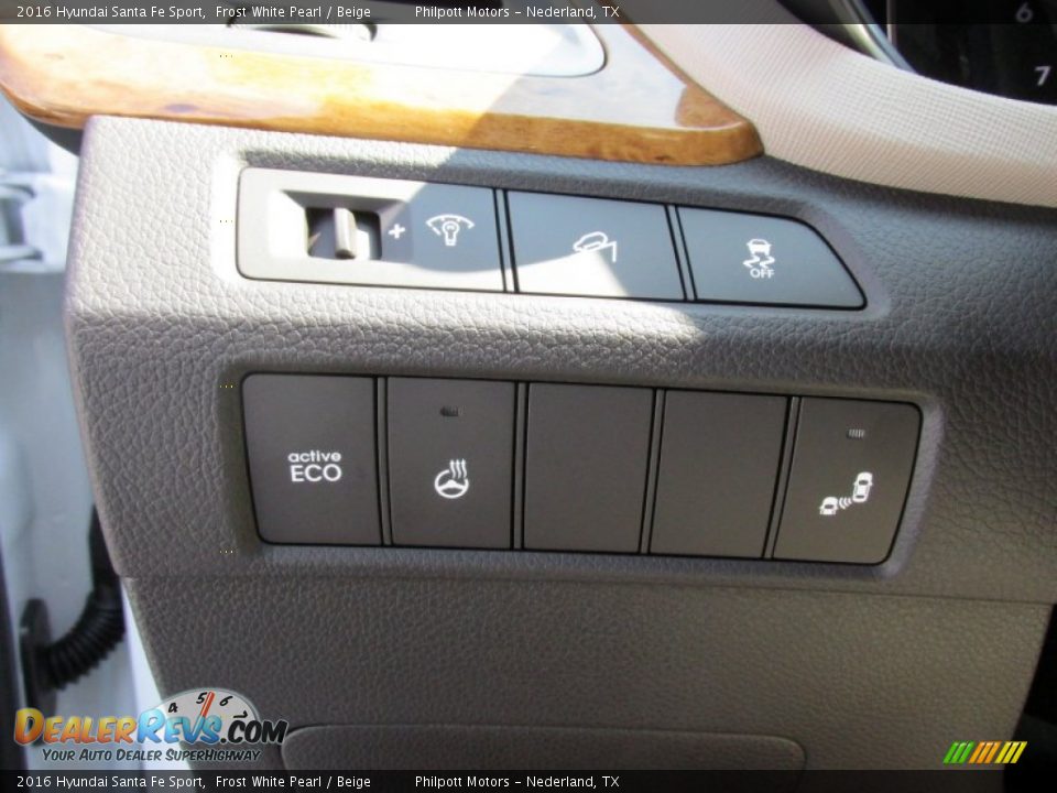 2016 Hyundai Santa Fe Sport Frost White Pearl / Beige Photo #35
