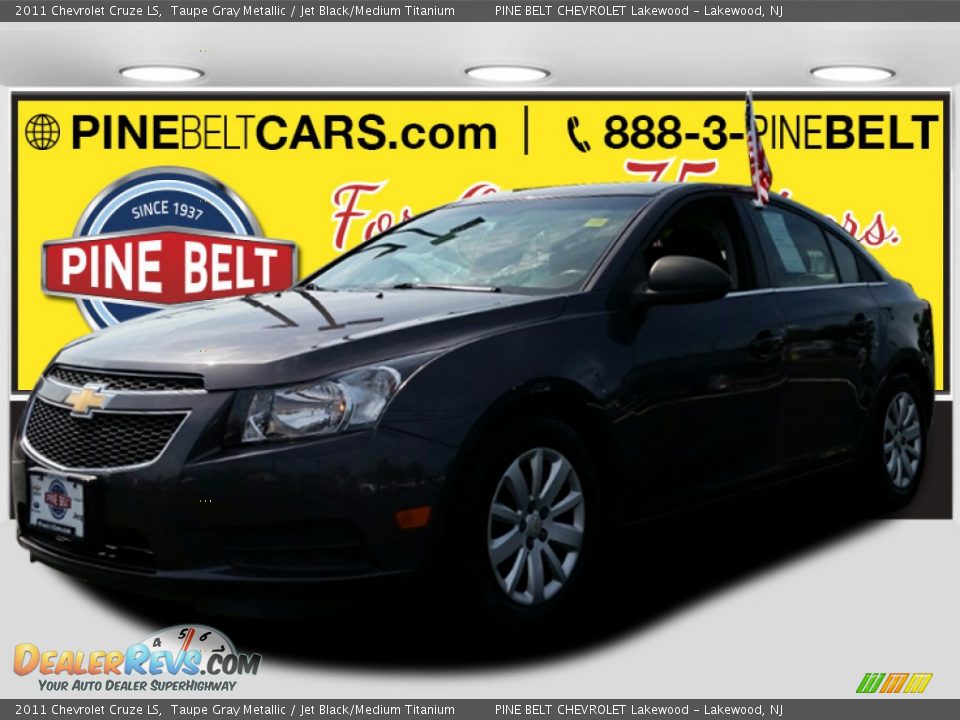2011 Chevrolet Cruze LS Taupe Gray Metallic / Jet Black/Medium Titanium Photo #1