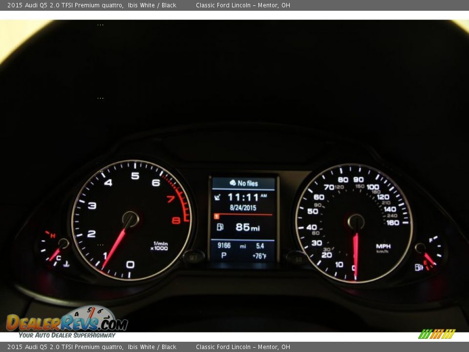 2015 Audi Q5 2.0 TFSI Premium quattro Ibis White / Black Photo #7