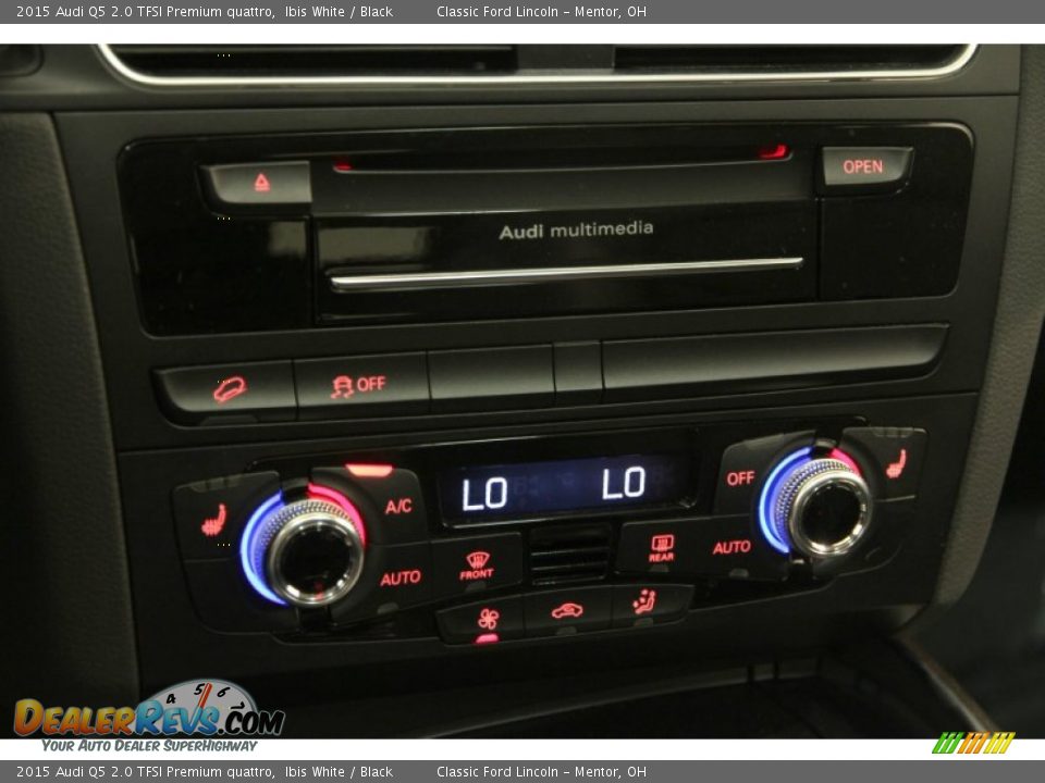 2015 Audi Q5 2.0 TFSI Premium quattro Ibis White / Black Photo #9