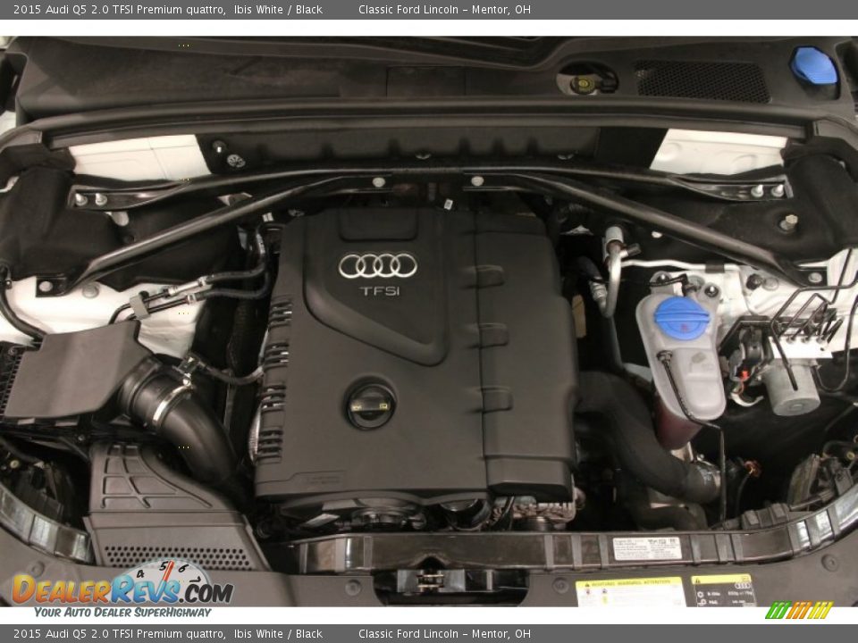 2015 Audi Q5 2.0 TFSI Premium quattro Ibis White / Black Photo #18