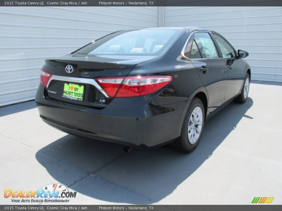 2015 Toyota Camry LE Cosmic Gray Mica / Ash Photo #4