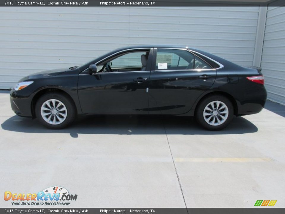 2015 Toyota Camry LE Cosmic Gray Mica / Ash Photo #6