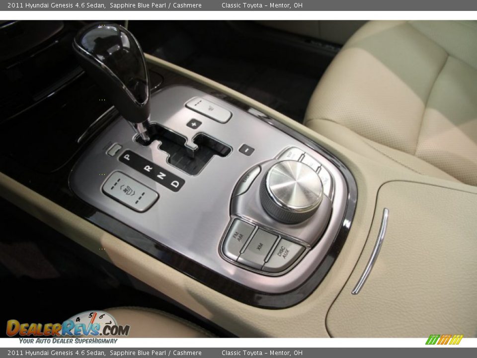 2011 Hyundai Genesis 4.6 Sedan Sapphire Blue Pearl / Cashmere Photo #9