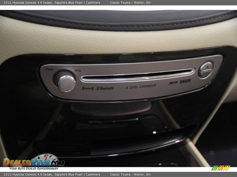 2011 Hyundai Genesis 4.6 Sedan Sapphire Blue Pearl / Cashmere Photo #10