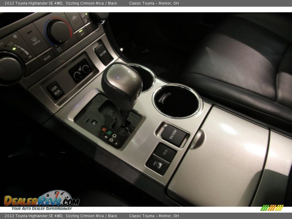 2013 Toyota Highlander SE 4WD Sizzling Crimson Mica / Black Photo #10