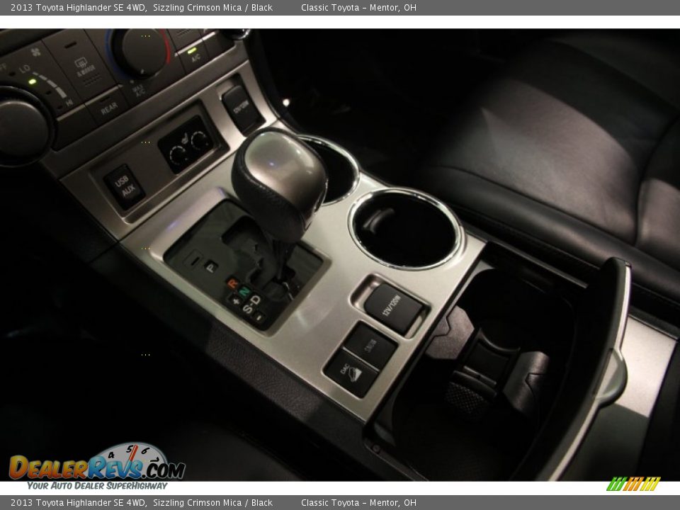 2013 Toyota Highlander SE 4WD Sizzling Crimson Mica / Black Photo #11