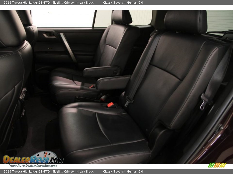 2013 Toyota Highlander SE 4WD Sizzling Crimson Mica / Black Photo #13