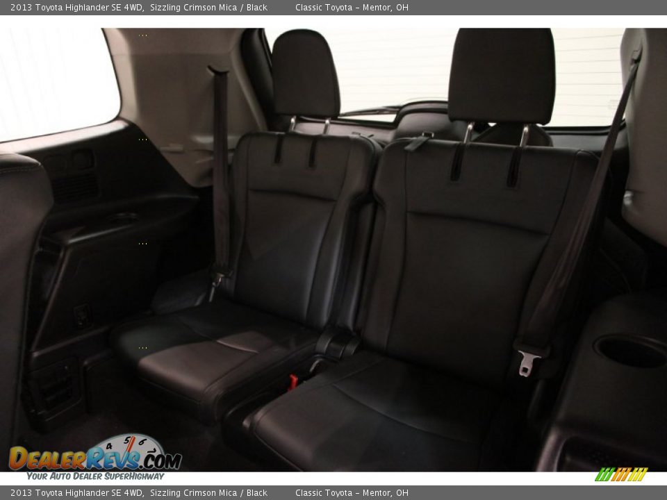 2013 Toyota Highlander SE 4WD Sizzling Crimson Mica / Black Photo #14