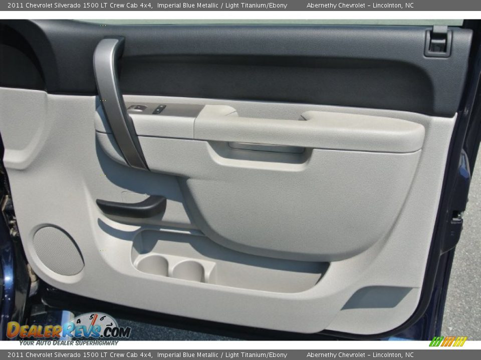 2011 Chevrolet Silverado 1500 LT Crew Cab 4x4 Imperial Blue Metallic / Light Titanium/Ebony Photo #20