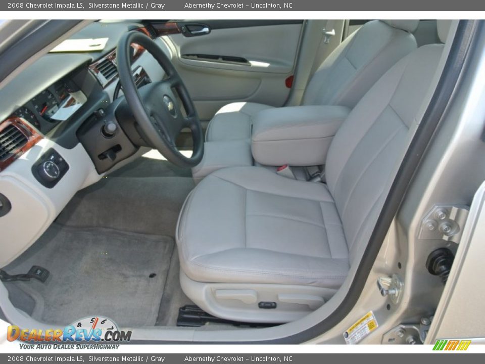 Gray Interior - 2008 Chevrolet Impala LS Photo #7