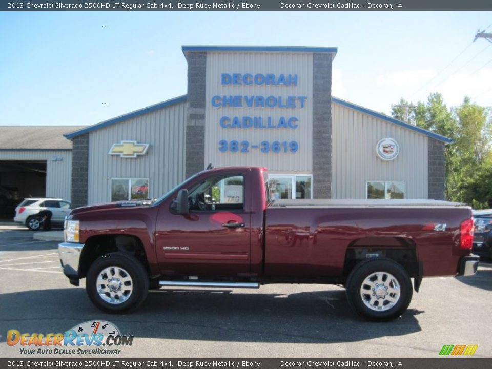 2013 Chevrolet Silverado 2500HD LT Regular Cab 4x4 Deep Ruby Metallic / Ebony Photo #1
