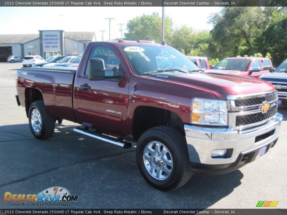 2013 Chevrolet Silverado 2500HD LT Regular Cab 4x4 Deep Ruby Metallic / Ebony Photo #6