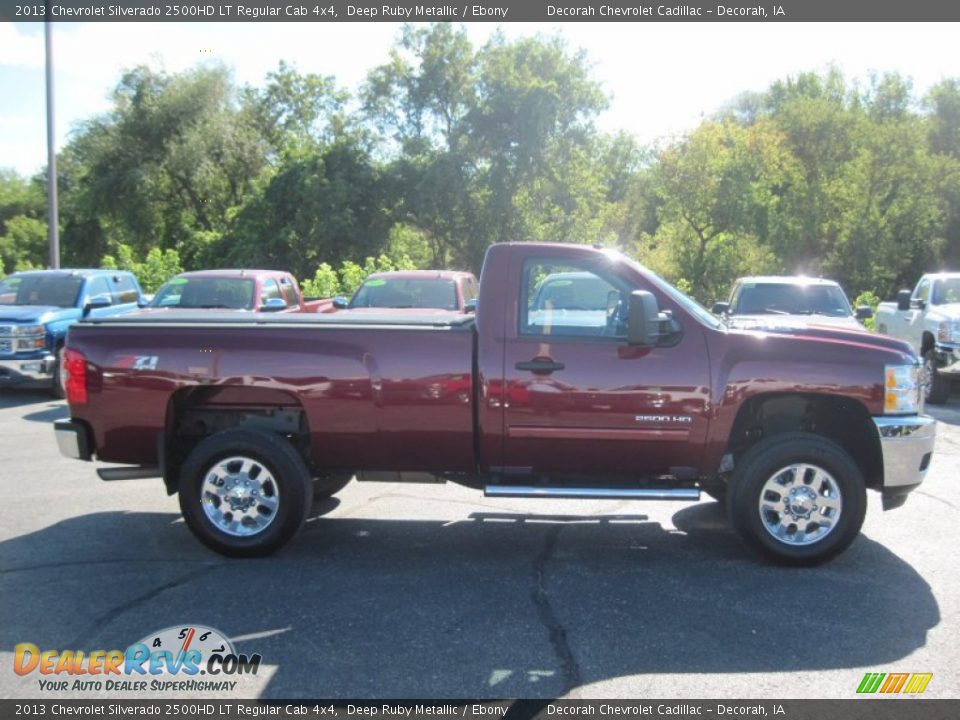 2013 Chevrolet Silverado 2500HD LT Regular Cab 4x4 Deep Ruby Metallic / Ebony Photo #8