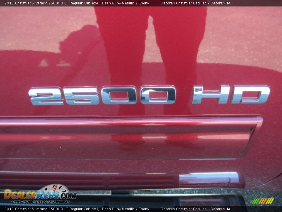 2013 Chevrolet Silverado 2500HD LT Regular Cab 4x4 Deep Ruby Metallic / Ebony Photo #10