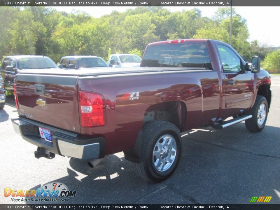 2013 Chevrolet Silverado 2500HD LT Regular Cab 4x4 Deep Ruby Metallic / Ebony Photo #12
