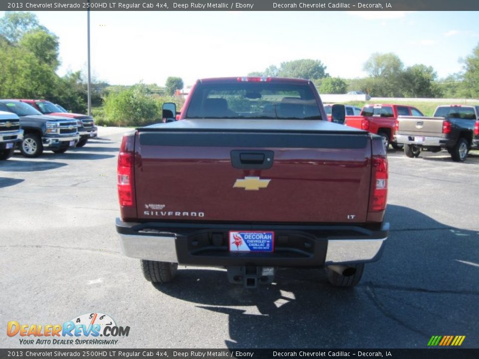 2013 Chevrolet Silverado 2500HD LT Regular Cab 4x4 Deep Ruby Metallic / Ebony Photo #14