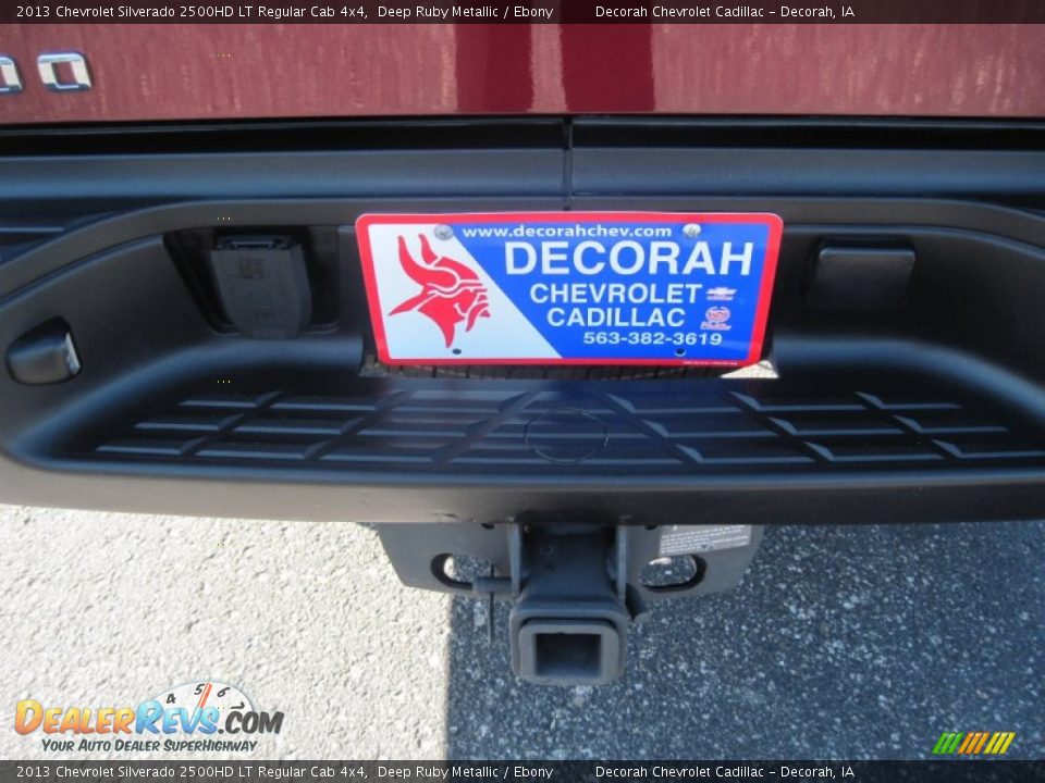 2013 Chevrolet Silverado 2500HD LT Regular Cab 4x4 Deep Ruby Metallic / Ebony Photo #15