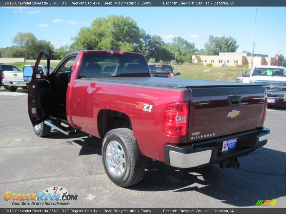 2013 Chevrolet Silverado 2500HD LT Regular Cab 4x4 Deep Ruby Metallic / Ebony Photo #16