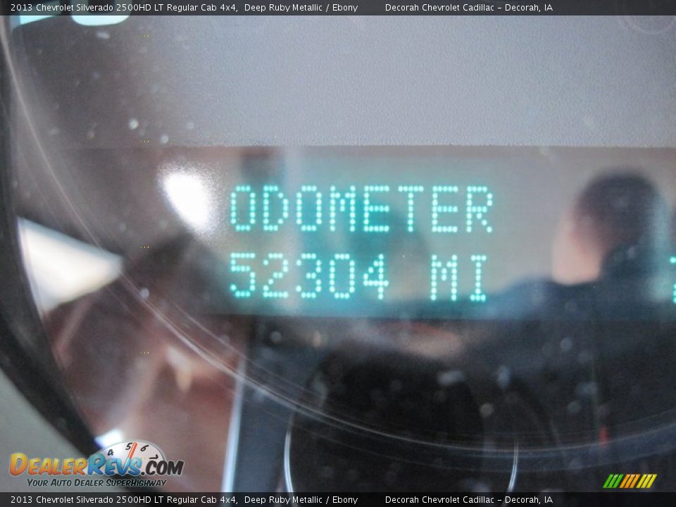 2013 Chevrolet Silverado 2500HD LT Regular Cab 4x4 Deep Ruby Metallic / Ebony Photo #29
