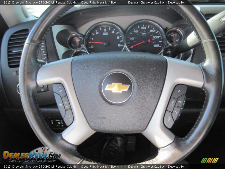 2013 Chevrolet Silverado 2500HD LT Regular Cab 4x4 Deep Ruby Metallic / Ebony Photo #30