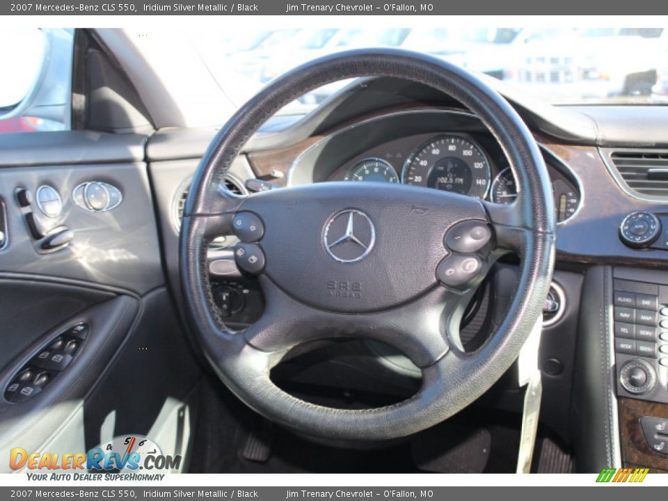 2007 Mercedes-Benz CLS 550 Iridium Silver Metallic / Black Photo #11