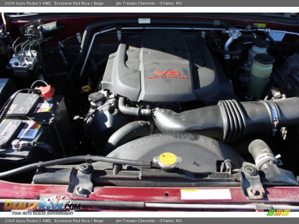 2004 Isuzu Rodeo S 4WD 3.5 Liter DOHC 24V V6 Engine Photo #7
