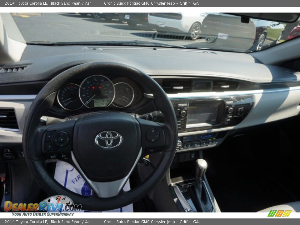 2014 Toyota Corolla LE Black Sand Pearl / Ash Photo #10