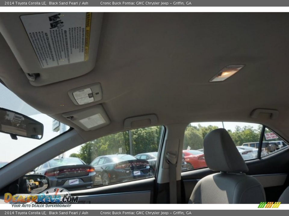 2014 Toyota Corolla LE Black Sand Pearl / Ash Photo #11