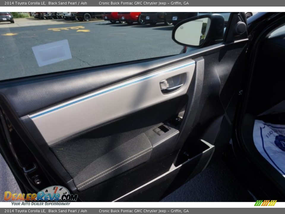 2014 Toyota Corolla LE Black Sand Pearl / Ash Photo #12