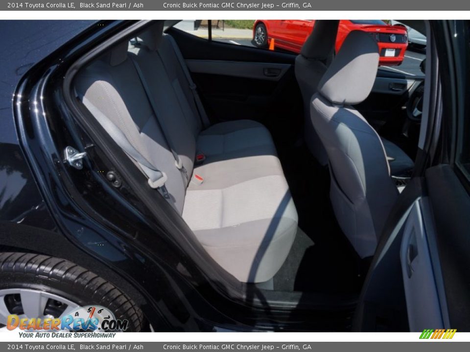 2014 Toyota Corolla LE Black Sand Pearl / Ash Photo #15